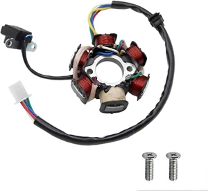 GY6 6 Coil Stator Magneto for 50cc-125cc ATVs, Dirt Bikes, Scooters - Foto 1 di 12