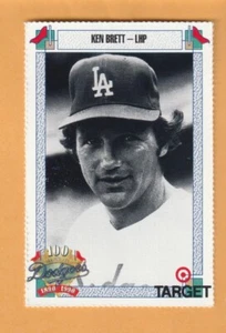 Ken Brett Los Angeles Dodgers 1990 Target #74 Boston Terriers El Segundo CA - Picture 1 of 2