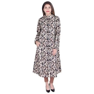Traditional Women's Regular Fit Cotton Straight Kurti Office And Party Wear - Picture 1 of 7