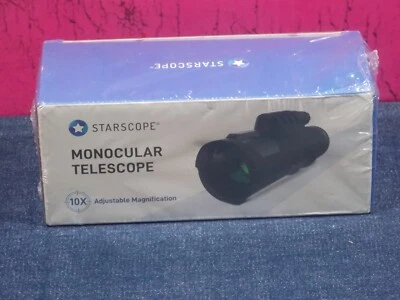 New Sealed Starscope 10X Adjustable Monocular Telescope NIB - Image 1 of 4