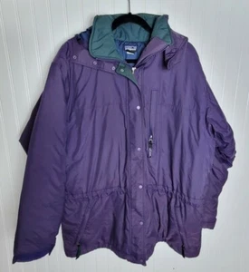 Vintage Patagonia Womens Purple Full Zip Ski Snowboarding Parka Sz Large Style  - Picture 1 of 10