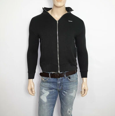 $129 NEW Members Only Fleece Jacket in Black Size SMALL Cotton Blend  - Image 1 of 4