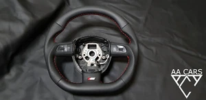 Volante AUDI A3 8P LIFT Q5 8R A5 S5 8T fondo plano GROSOR - Imagen 1 de 7