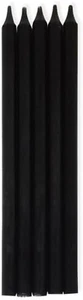 Taper Cake Candles, Black Matte (Pack of 10) - Picture 1 of 12