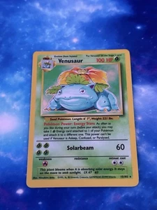 1999 Venusaur 15/102 Holo Rare Base Set Unlimited WOTC Pokémon TCG Card RARE - Picture 1 of 12