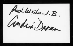 Andrea Dromm Schauspielerin Star Trek Die Original Serie signiert 3x5 Karteikarte E28447 - Bild 1 von 1
