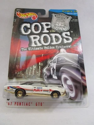 Hot Wheels Cop Rods Series 2 Diecast 1967 Pontiac GTO Atlanta Police - Imagem 1 de 2
