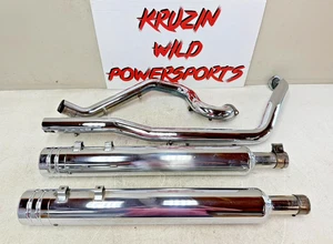 2003 HARLEY ELECTRA GLIDE True Dual Exhaust System Header Screamin Eagle Muffler - Picture 1 of 16