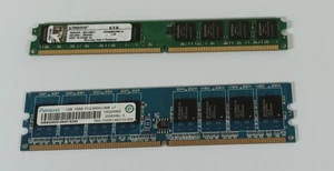 1 x Kingston KVR800D2N6 1GB DDR2-800 240 Pin DIMM SDRAM + Free 1GB - Working - Picture 1 of 3