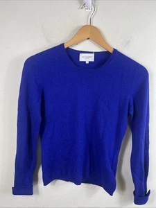 ERIC BOMPARD Pullover Kaschmir Seide Mischung Rundhals Blau Größe M - Bild 1 von 8