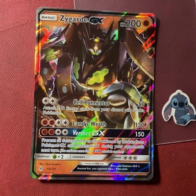 Pokemon TCG Zygarde GX 73/131 Forbidden Light Holo Ultra Rare LP - NM - Image 1 of 2