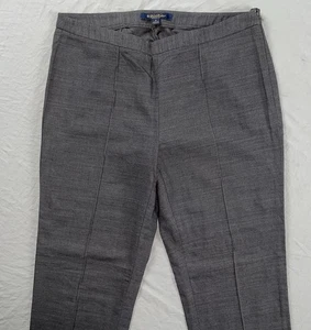 Brooks Brothers Natalie Fit Side Zip Stretch Wool Pinched Seam Pants Size 4 - Picture 1 of 12