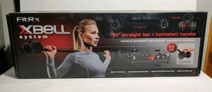 FitRx X-Bell System Dumbbells to Barbell And Kettlebell Converter NEW - Picture 1 of 6
