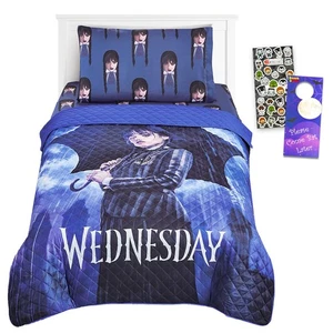 Addams Bettwäsche Set - Konvolut mit Tagesdecke, Flach- & Spannbettlaken und Pillowca... - Bild 1 von 8