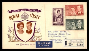 Mayfairstamps Australia FDC King and Queen Combo Registered First Day Cover aat_ - Picture 1 of 2