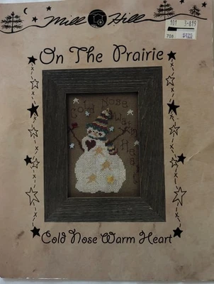 Muñeco de nieve de Navidad - Folleto de punto de cruz contado - EN LA PRADERA   Foto 1 de 2