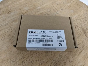 Dell SFP-1G-T FCLF8521P2BTL-DL 0XTY28 RJ45 1000Base-T 100m Modul Sealed NOS - Bild 1 von 4