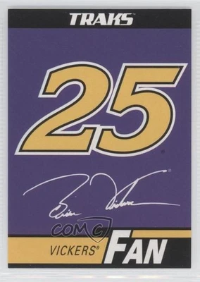 2006 Press Pass Traks Stickers Brian Vickers #25 - Image 1 of 2
