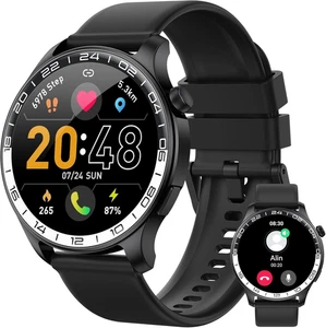 Smartwatch Uomo Donna, 1.43" HD AMOLED Orologio Smartwatch Con Chiamate E Whatsa - Foto 1 di 12
