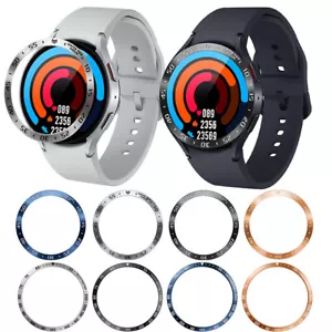 Per Samsung Watch 6/6 Classic Lunetta Telaio Anello Cassa Metallo 40/44/43/47MM - Foto 1 di 20