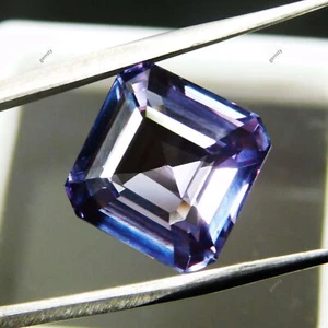 Natural Color Change Alexandrite 8 Carat CERTIFIED Loose Gemstone Square Cut - Picture 1 of 12