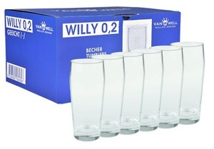 120 Gläser 0,4l Willibecher Der Perfekte Allrounder Saft