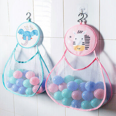 Baby Bath Toy Tidy Organiser Mesh Net Storage Bag Shower Bathroom Holder Hanging • 11.82$