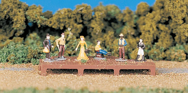 Bachmann HO Figures Old West People pkg(6) 42335 - Image 1 of 1