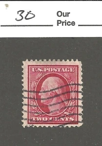 US # 332, TWO CENTS carmine, Washington, 1908, XF-S - Picture 1 of 2