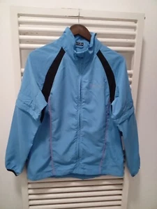 FALKE Blue Ergonomic Sport System Zip Up Jacket Medium Excellent - Picture 1 of 13