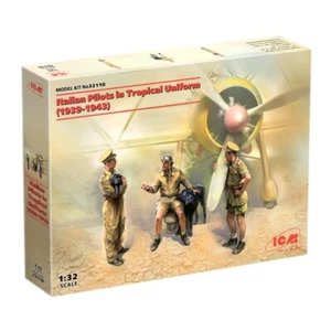 ICM 32110 Plastic model kit 1:32 Italian Pilots in Tropical Uniform (1939-1943) - Picture 1 of 20
