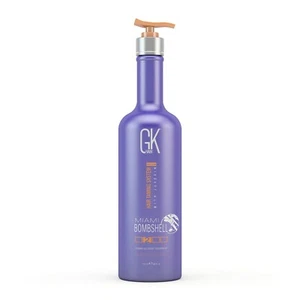 GK HAIR Miami Bombshell Taming Blonde Purple Keratin Treatment Toning Blowout - Picture 1 of 6