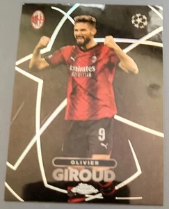 TOPPS CHROME UCC 23-24, OLIVIER GIROUD, BLACK EDGE, AC MAILAND, BE-3 - Picture 1 of 2