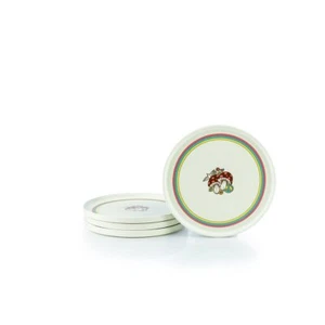 Everything Kitchens Modern Flat 8" Lunch Plates (Set of 4) | Peace & Love - Picture 1 of 7