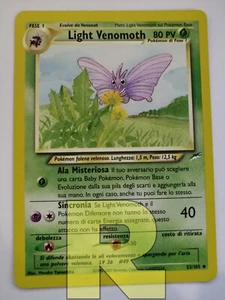 Light Venomoth ® Neo Destiny 53/105 ® Non Comune ® Pokemon ® Italiano ® EX - Picture 1 of 2
