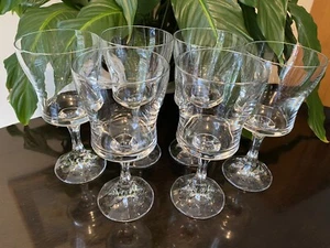Excellent 6 Wine Water Goblets Glasses 10 Oz - Picture 1 of 11