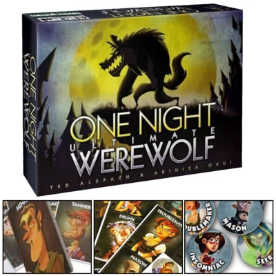 Ultimate Werewolf One Night Vampire Board Game Card Game Home Party Xmas - Image 1 of 4