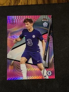 2020-21 Topps Finest UCL Rifrattore Rosa /125 Billy Gilmour #20 Rookie RC - Foto 1 di 2