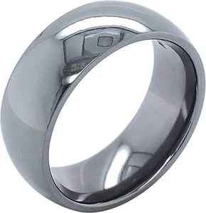 Father's Day Gift Tantalum 8mm Comfort Fit Fashion or Wedding Band Ring - Picture 1 of 15