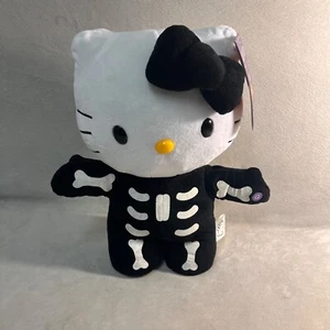 Peluche HELLO KITTY SANRIO Halloween Musical Baile Esqueleto Saludador Side Stepper - Imagen 1 de 12