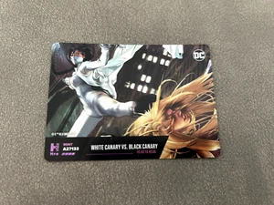 WHITE CANARY VS BLACK CANARY DC Hybrid Trading Card HOLO Physical card only. - Picture 1 of 1
