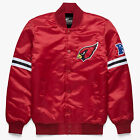 Nfl Arizona Cardinals Vintage 80S Red Satin Letterman Baseball Varsity Jacket