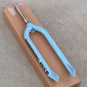 S&M BMX POUNDING BEER 29" BICYCLE FORK BABY BLUE MADE IN USA - Picture 1 of 3