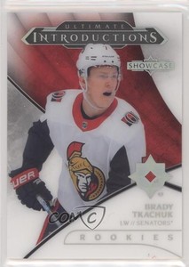 2018 Ultimate Collection Introductions Showcase Brady Tkachuk #UI-47 Rookie RC
