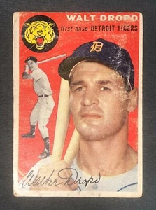 Tarjeta de béisbol 1954 Walt Dropo Topps #18 Detroit Tigers ⚾️⚾️ - Imagen 1 de 2