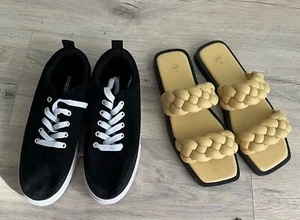 H&M Gr. 38 Sneaker und Sandalen 2 Paar Wie Neu - Bild 1 von 7