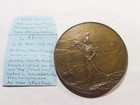 New ListingB44 South Africa 1899-1900 Britannia at Harbor Peace Treaty Bronze Medal Au 70mm