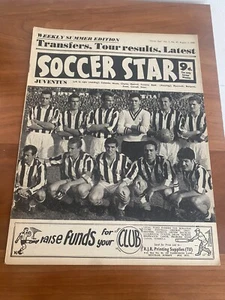 SOCCER STAR August 1st 1959 JOHN CHARLES Juventus Team Photo - Foto 1 di 1