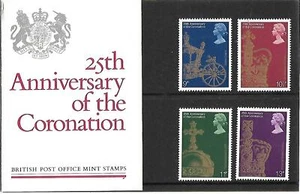 GB-1978 - ''ANNIVERSARIO DELL'INCORONAZIONE'' Confezione Presentazione n.101 SG1059/1062 - Foto 1 di 1