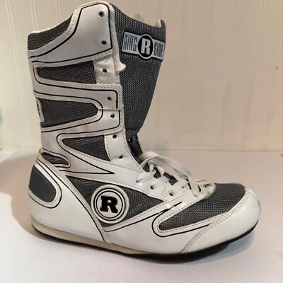 ~Talla 5US/38EUR~Zapatos de Boxeo RINGSIDE Para Hombre 8" Alto Top Invicto Entrenamiento MMA Foto 1 de 4